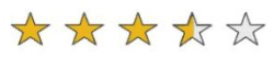 3 point 5 stars