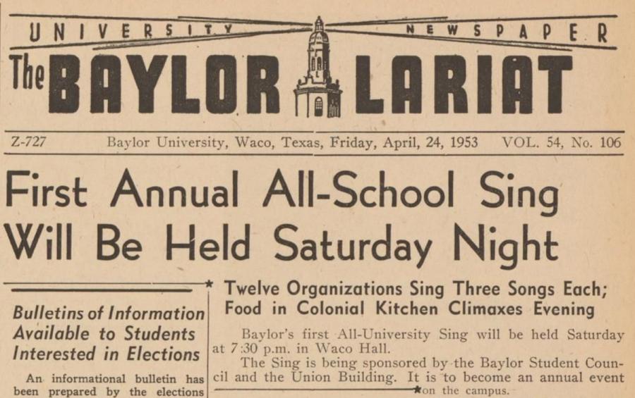 Lariat sparked Sing conversations throughout decades